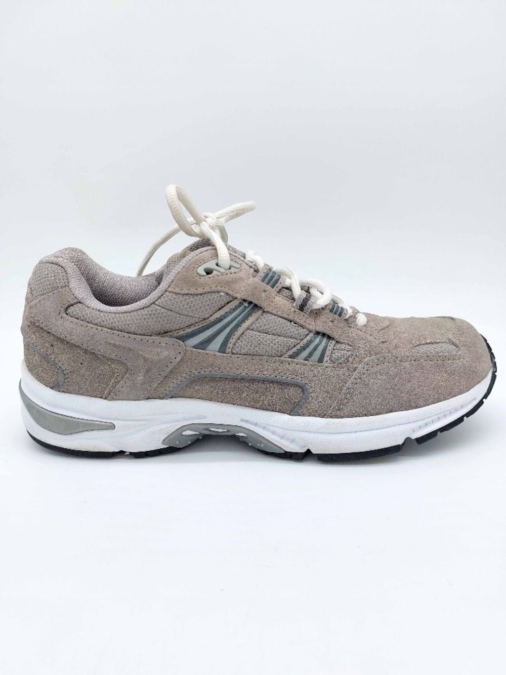 Vionic Men's Walker Gray Suede Mesh Orthotic Comfort Walking Sneakers Size 10